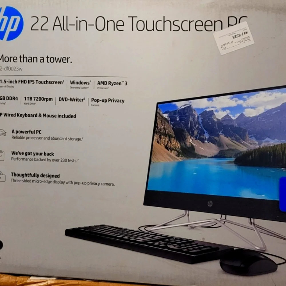 HP 22 All In One PC.